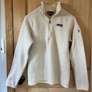 Patagonia Better Sweater Fleece Quarter Zip - Oyster White